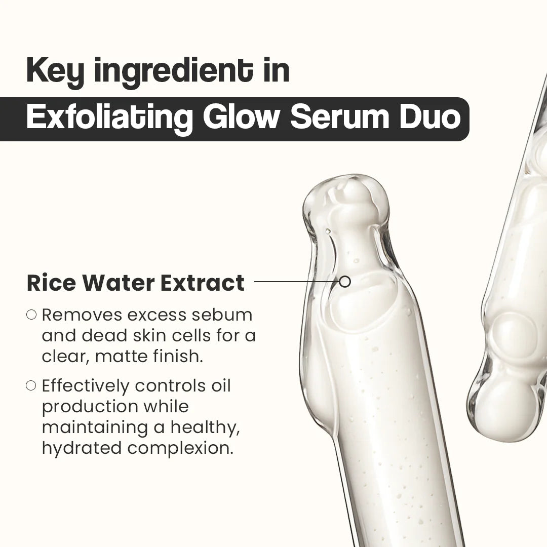 Exfoliating Rice Peel Serum Duo