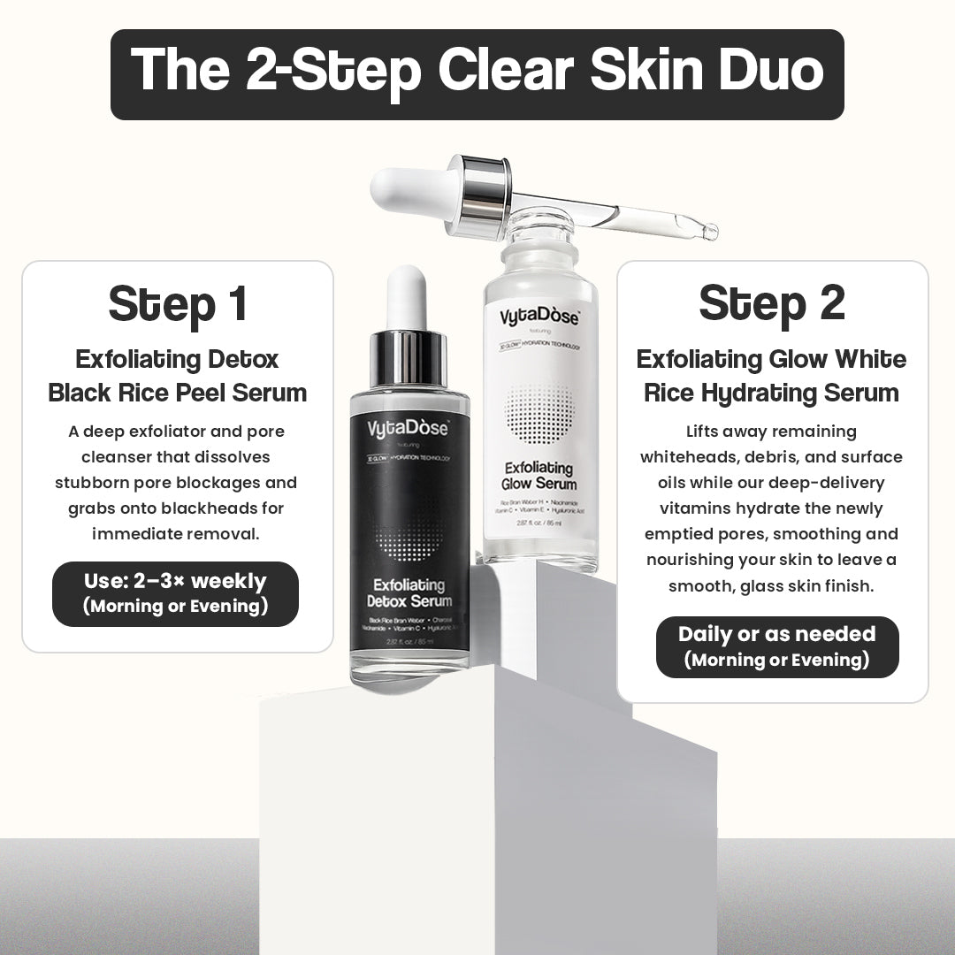 Exfoliating Rice Peel Serum Duo